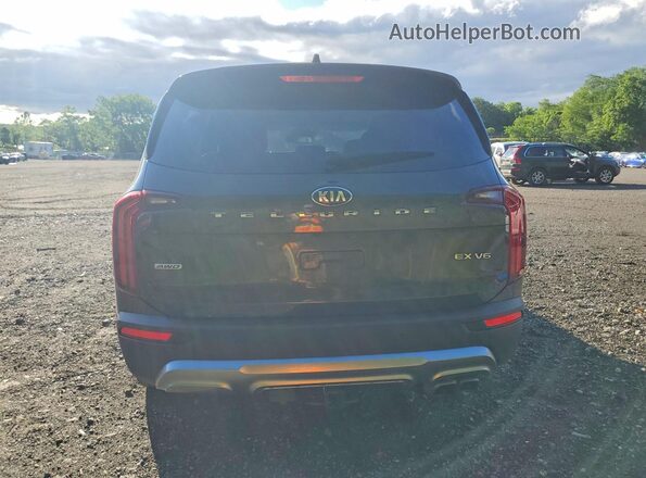5XYP3DHC5MG132506 2021 KIA TELLURIDE Коричневый Вид сзади