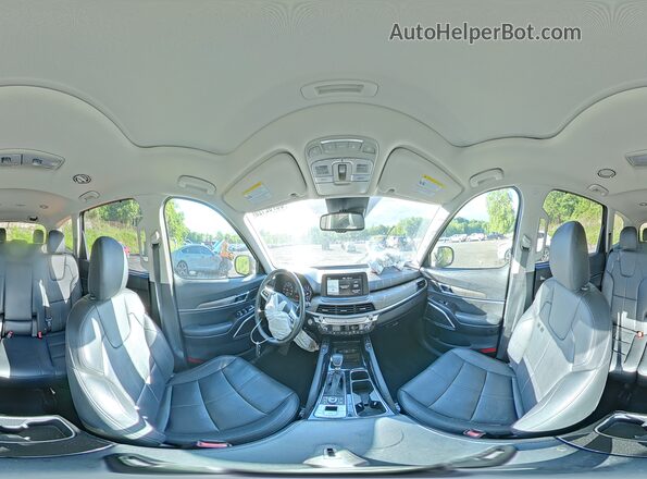 5XYP3DHC5MG132506 2021 KIA TELLURIDE Коричневый Панорамный вид салона 360°