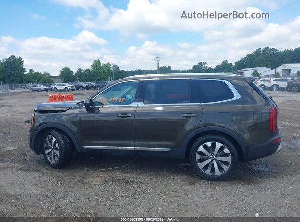 5XYP3DHC5NG231442 2022 KIA TELLURIDE Серый Панорамный вид салона 360°