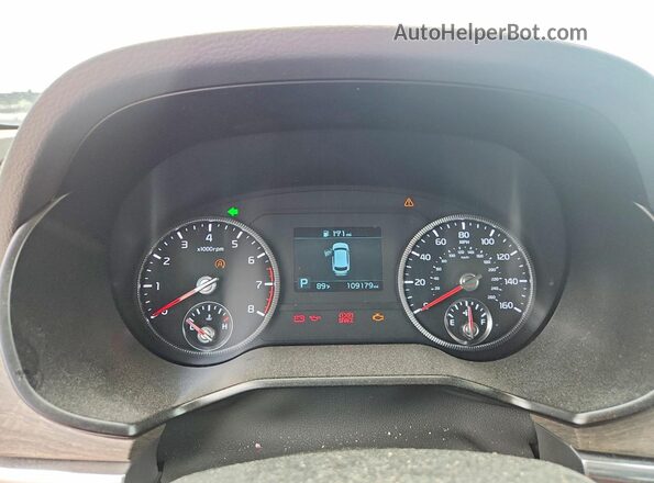 5XYP3DHC5NG265669 2022 KIA TELLURIDE Black Vista del cuadro de instrumentos
