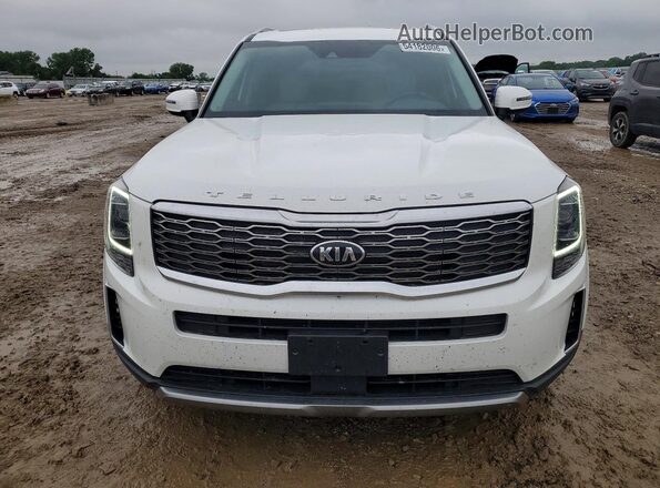 5XYP3DHC8LG076950 2020 KIA TELLURIDE White Vista frontal