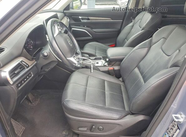 5XYP3DHC8MG105980 2021 KIA TELLURIDE Синий Вид салона спереди