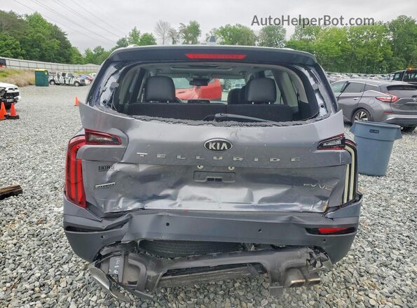 5XYP3DHC8MG105980 2021 KIA TELLURIDE Синий Вид сзади