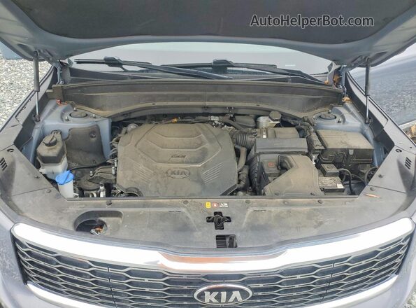 5XYP3DHC8MG105980 2021 KIA TELLURIDE Синий Вид подкапотного пространства