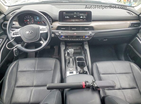 5XYP3DHC8MG105980 2021 KIA TELLURIDE Синий Вид панели приборов
