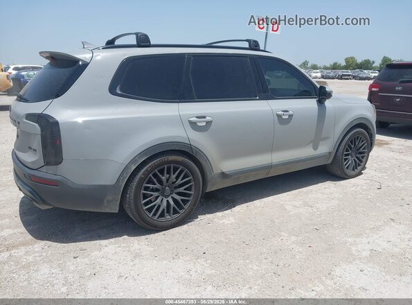 5XYP3DHC8MG130197 2021 KIA TELLURIDE Gray Հետևի աջ