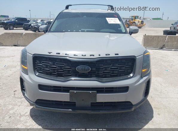 5XYP3DHC8MG130197 2021 KIA TELLURIDE Gray Դիմացի տեսք