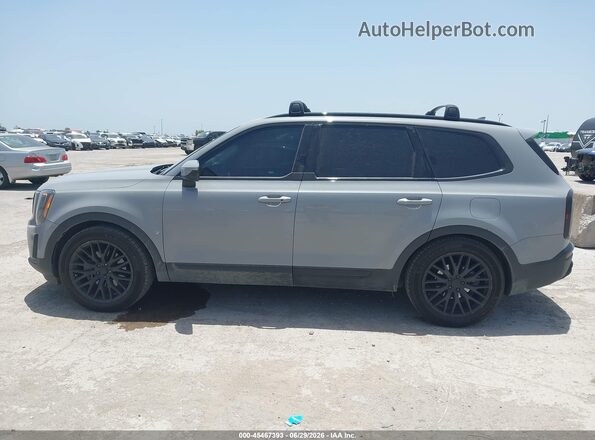 5XYP3DHC8MG130197 2021 KIA TELLURIDE Gray Սալոնի 360 աստիճան տեսք
