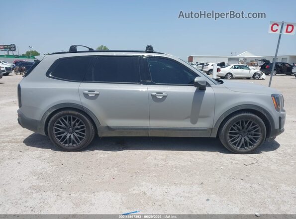 5XYP3DHC8MG130197 2021 KIA TELLURIDE Gray Սալոնի հետևի տեսք