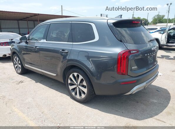 5XYP3DHC8NG211461 2022 KIA TELLURIDE Gray Tył lewy