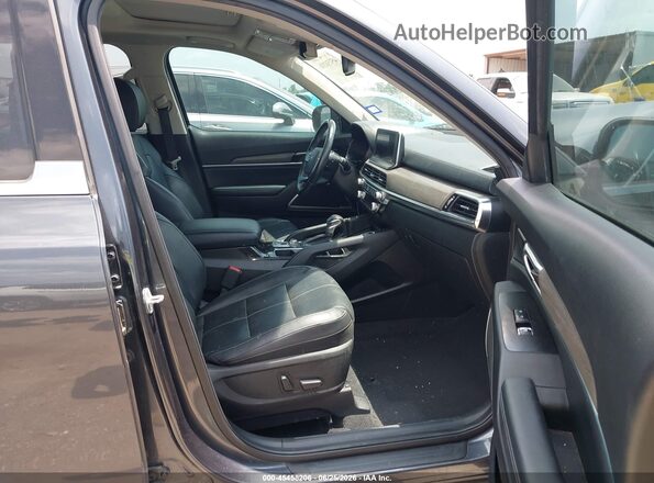 5XYP3DHC8NG211461 2022 KIA TELLURIDE Gray Widok wnętrza z przodu