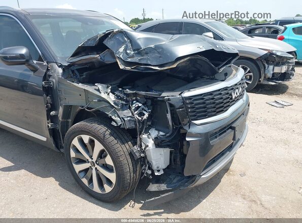 5XYP3DHC8NG211461 2022 KIA TELLURIDE Gray Widok z przodu