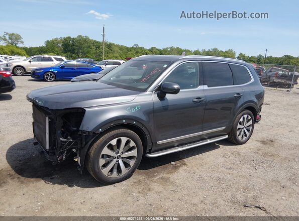 5XYP3DHC9LG068775 2020 KIA TELLURIDE Dark Blue Przód lewy