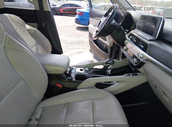 5XYP3DHC9LG068775 2020 KIA TELLURIDE Dark Blue Widok wnętrza z przodu