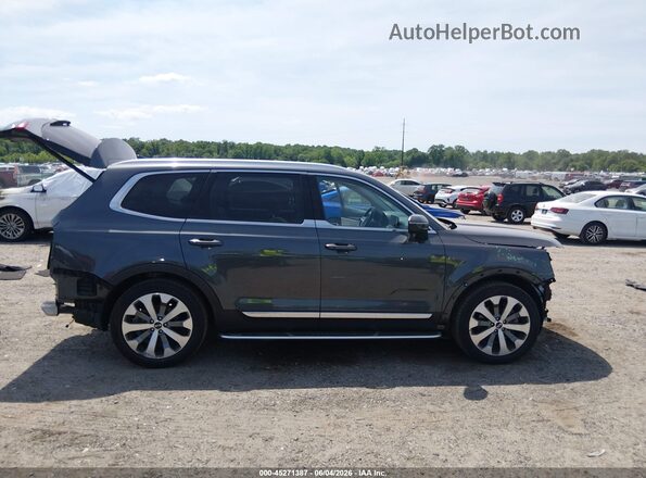 5XYP3DHC9LG068775 2020 KIA TELLURIDE Dark Blue Widok wnętrza 360 stopni