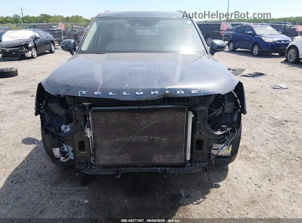 5XYP3DHC9LG068775 2020 KIA TELLURIDE Dark Blue Widok wnętrza z tyłu