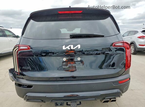 5XYP3DHCXNG224082 2022 KIA TELLURIDE Черный Вид сзади
