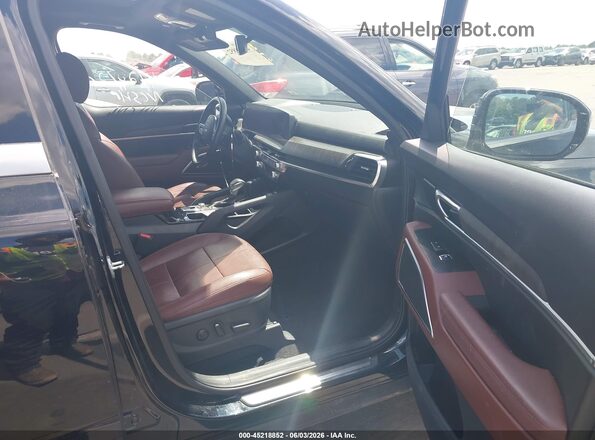 5XYP54GC2PG385833 2023 KIA TELLURIDE Черный Вид салона спереди