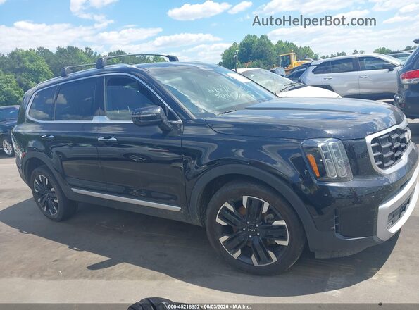 5XYP54GC2PG385833 2023 KIA TELLURIDE Черный Вид задней части салона