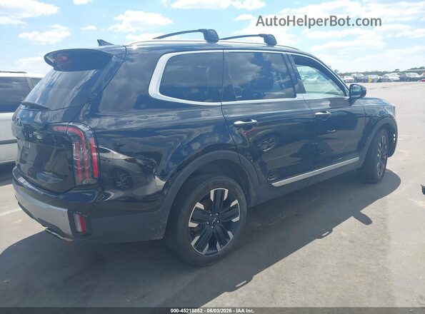 5XYP54GC2PG385833 2023 KIA TELLURIDE Черный Задняя правая четверть