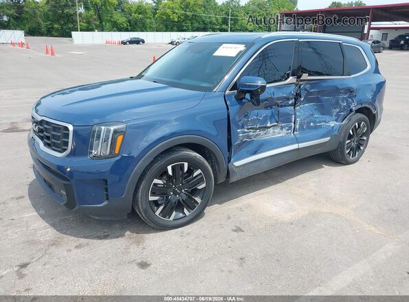5XYP54GC6PG362605 2023 KIA TELLURIDE Blue Przód lewy