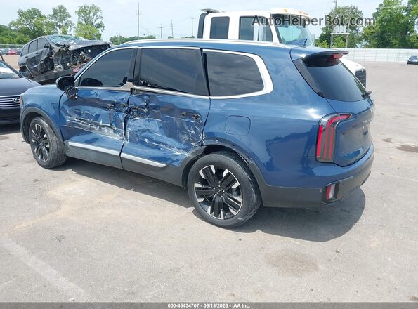 5XYP54GC6PG362605 2023 KIA TELLURIDE Blue Tył lewy