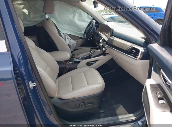 5XYP54GC6PG362605 2023 KIA TELLURIDE Blue Widok wnętrza z przodu