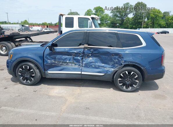 5XYP54GC6PG362605 2023 KIA TELLURIDE Blue Widok wnętrza 360 stopni