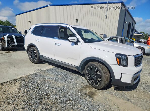 5XYP54GC6PG383843 2023 KIA TELLURIDE White Передня права чверть