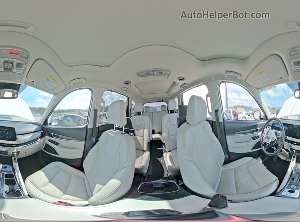 5XYP54GC6PG383843 2023 KIA TELLURIDE White Панорамний вид салону 360°