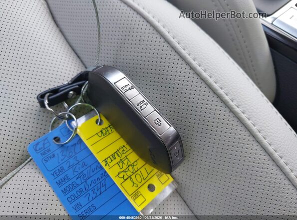 5XYP54GC7PG367344 2023 KIA TELLURIDE Gray Vista del salpicadero