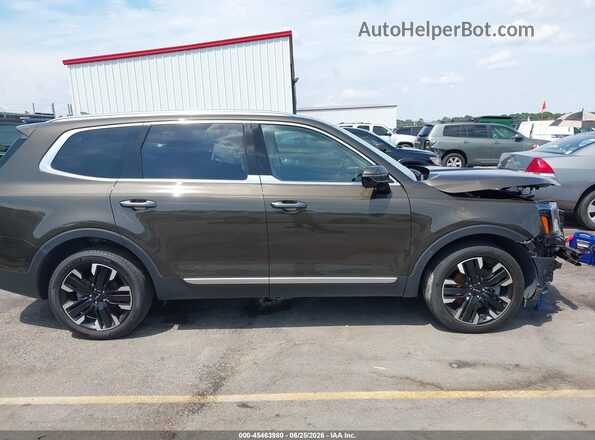5XYP54GC7PG367344 2023 KIA TELLURIDE Gray Vista interior de 360 grados
