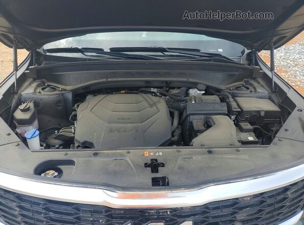 5XYP54HC0NG286102 2022 KIA TELLURIDE Gray Vista del compartimento del motor