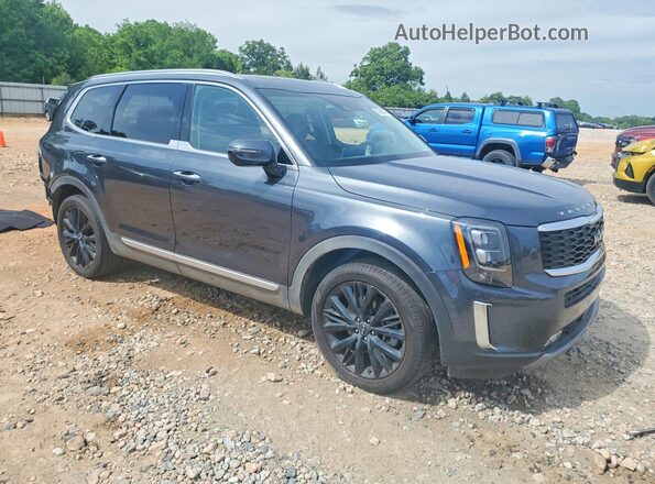 5XYP54HC0NG286102 2022 KIA TELLURIDE Gray Delantero derecho