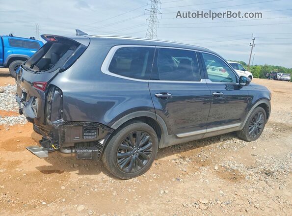 5XYP54HC0NG286102 2022 KIA TELLURIDE Gray Trasero derecho