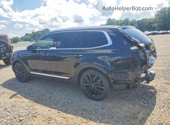 5XYP54HC2MG095361 2021 KIA TELLURIDE Черный Задняя левая четверть