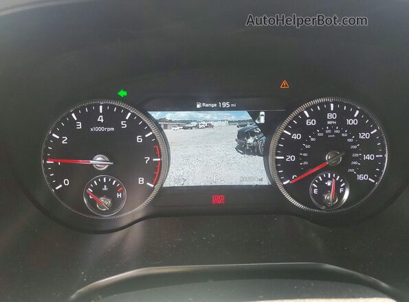 5XYP54HC2MG095361 2021 KIA TELLURIDE Черный Вид щитка приборов