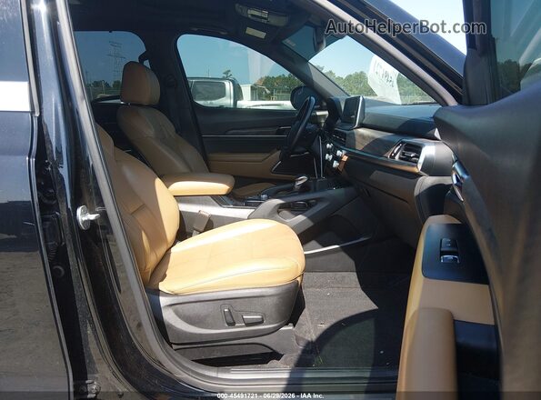5XYP54HC2NG252890 2022 KIA TELLURIDE Black Widok wnętrza z przodu