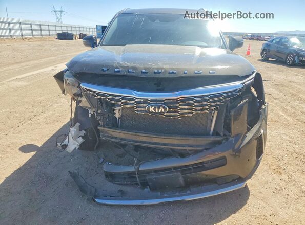 5XYP54HC4LG039548 2020 KIA TELLURIDE Brown წინა ხედი