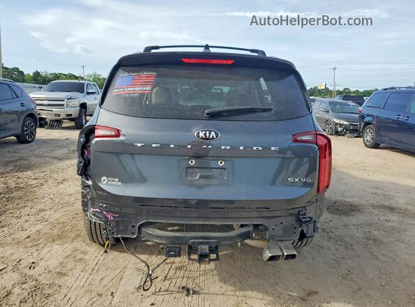 5XYP54HC4LG072520 2020 KIA TELLURIDE Gray Rear view