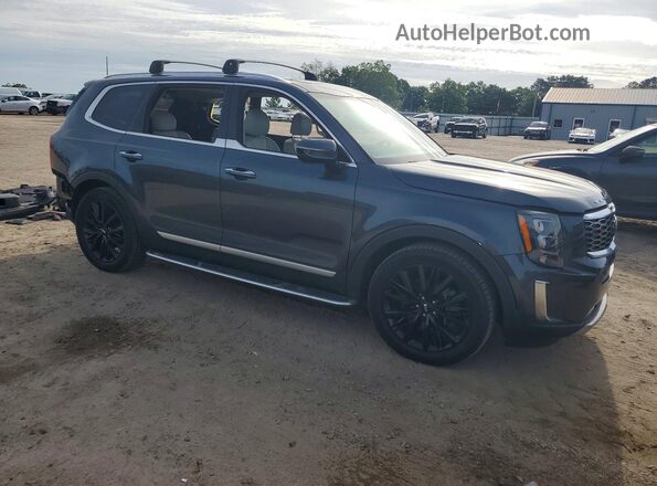5XYP54HC4LG072520 2020 KIA TELLURIDE Gray Front right