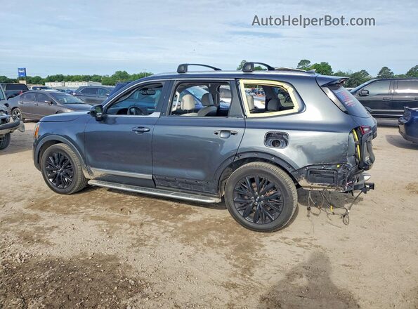 5XYP54HC4LG072520 2020 KIA TELLURIDE Gray Rear left