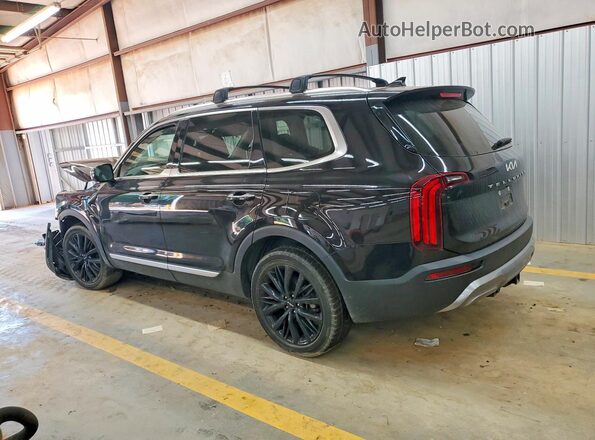 5XYP54HC4NG219373 2022 KIA TELLURIDE Black Հետևի ձախ