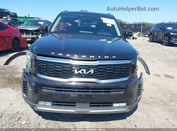 5XYP54HC4NG251658 2022 KIA TELLURIDE Black Vista interior trasera