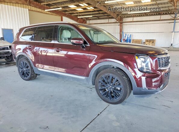 5XYP54HC4NG303368 2022 KIA TELLURIDE Бордовый 