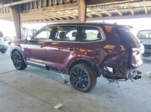 5XYP54HC4NG303368 2022 KIA TELLURIDE Бордовый 