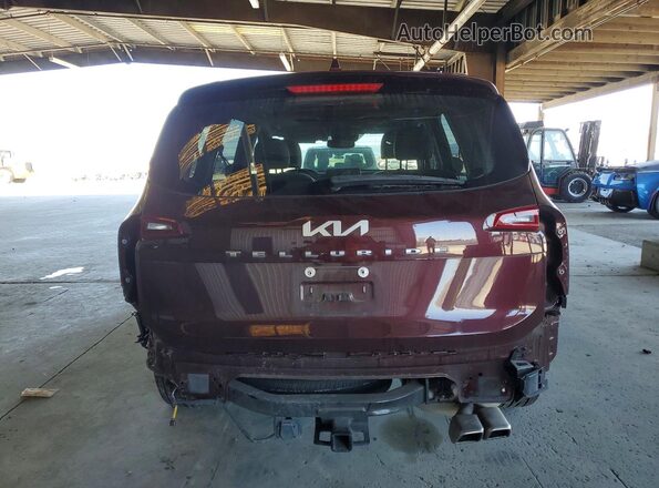 5XYP54HC4NG303368 2022 KIA TELLURIDE Бордовый 