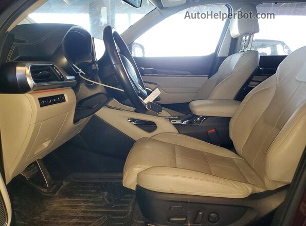 5XYP54HC4NG303368 2022 KIA TELLURIDE Бордовый 