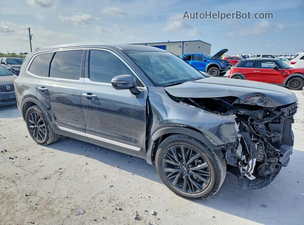 5XYP54HC5NG265861 2022 KIA TELLURIDE Black წინა მარჯვენა