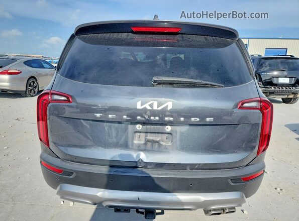 5XYP54HC5NG265861 2022 KIA TELLURIDE Black უკანა ხედი